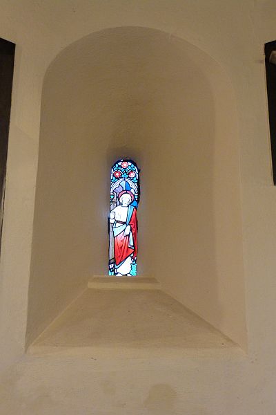 Photo: Romanesque window in nave